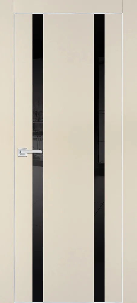 Фото Межкомнатная дверь PX-9  AL кромка с 4-х ст. Бежевый матовый