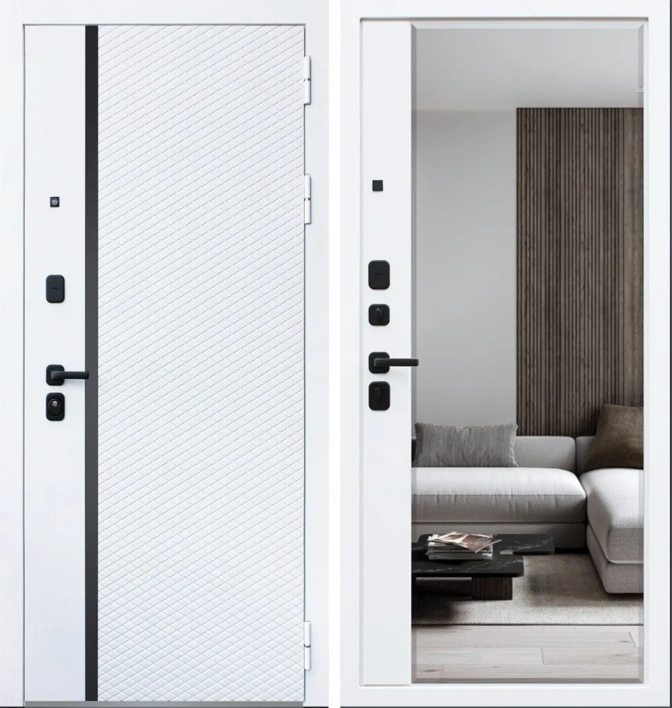 Фото Дверь Ливерпуль с зеркалом DIS006707